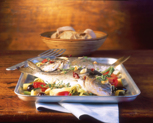 Rezept: Gefüllte Dorade 